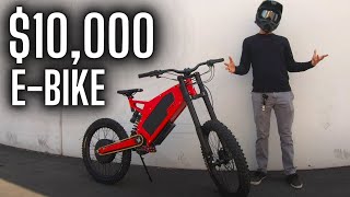 10000 EBike  2021 Stealth B52 First Look [upl. by Beetner]