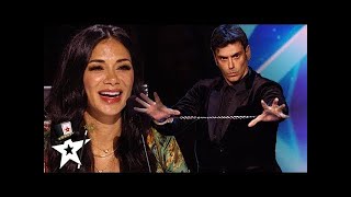 Funny Magician Tickles Nicole Scherzinger on Australias Got Talent 2019  Talents World Tv [upl. by Coffee902]