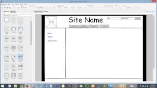 Wireframing using pencil [upl. by Hennie822]