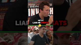 Man claims “TRUMP” is not a worthy Christian ❓❌✅charliekirk donaldtrump [upl. by Araik]