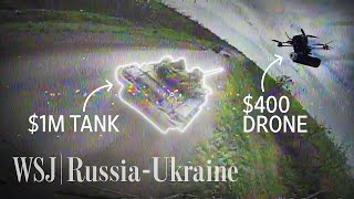 How Ukrainian DIY Drones Are Taking Out Russian Tanks  WSJ [upl. by Timus]