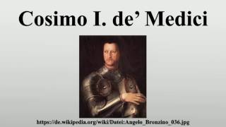 Cosimo I de’ Medici [upl. by Sucitivel457]