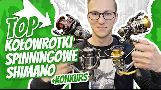 TOP Kołowrotki Shimano  KONKURS Spinning  BigRiverpl [upl. by Eadwine]