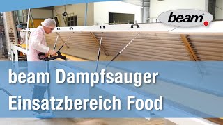 beam Dampfsauger  Einsatzbeispiele im Bereich Food [upl. by Dicks]