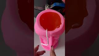 Candle Making Process diy asmr candlecraft candlemaking handmade homemade homedecor [upl. by Wolfort]