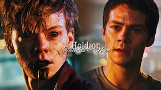 •Thomas amp Newt•  Hold on  The Maze runner [upl. by Ecirahc]