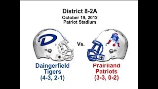 2012  Daingerfield vs Prairiland Full Game [upl. by Anear]