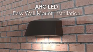 The Lithonia Lighting® ARC LED Wall Pack Luminaires Easy Installation [upl. by Tomasine]