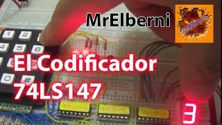 El Codificador 74ls147 [upl. by Atinniuq]