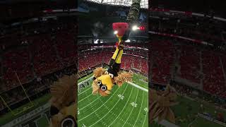 😱 Freddie sets the Guinness World Records for the highest indoor rope swing drop guinessrecords [upl. by Ikkaj]