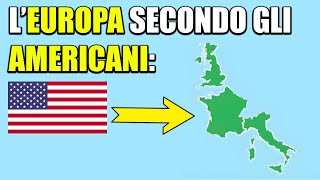 L EUROPA🇪🇺 SECONDO GLI AMERICANI🇺🇸 MAPPE TERRIBILI [upl. by Enilra]