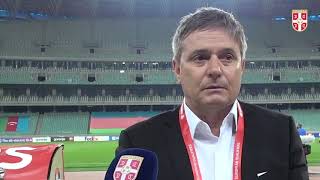 Selektor Dragan Stojković  Azerbejdžan  Srbija 12 Kvalifikacije za SP Baku 30032021 [upl. by Oinotnaesoj]