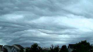 Central PA Asperatus Clouds Timelapse 814 [upl. by Christensen]