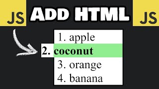 How to ADDCHANGE HTML using JavaScript 🛠️ [upl. by Gnal]