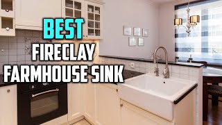 Top 5 Best Fireclay Farmhouse Sinks Review in 2024  SingleDouble Bowl 33 Inch Kitchen Sink [upl. by Frederica]