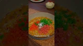 Onion egg pancake simple and delicious to make OnionPancake foodtutorial chinesecookingstyle [upl. by Oskar829]