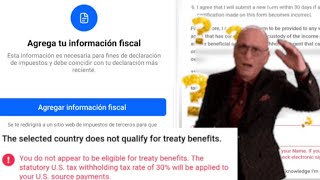 Configuración cuenta de pago y formulario fiscal correctamente en Facebook [upl. by Yssep]