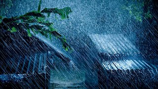 Listen to Healing and Sleep Soundly with Pounding Rain amp Rolling Thunder on a Roof ASMR [upl. by Admama87]