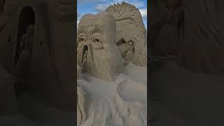 Texas Sand Fest 2024 Port Aransas Texas beach art travel texas [upl. by Oeramed]