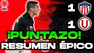 RESUMEN ÉPICO JUNIOR 1 VS UNIVERSITARIO 1  PUNTAZO PERO NOS ROBARON EN BARRANQUILLA [upl. by Ande841]