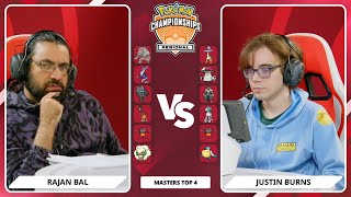 Rajan Bal VS Justin Burns  Pokémon VGC  Indianapolis Regional 2024👉 Day 2 Top 4 [upl. by Belshin]