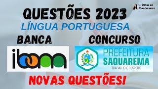 QUESTÕES RECENTES BANCA IBAM  Concurso Saquarema 2023  PARTE 2 [upl. by Curcio247]