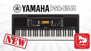 YAMAHA PSRE363 Новый домашний синтезатор [upl. by Ised]