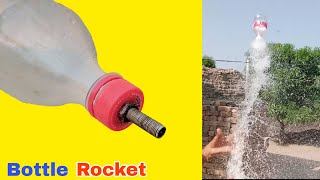 how to make simple bottle rocket at home [upl. by Neirb]