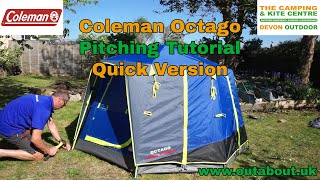 Coleman Octago  Pitching Tutorial  Quick Version [upl. by Oirelav]