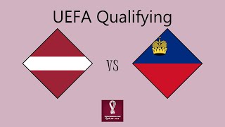 Latvia vs Liechtenstein  European Qualifying Group I [upl. by Imat627]