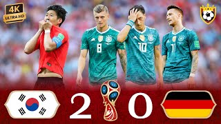 Korea shocks the world and knocks Germany out of the World Cup Group stage🤯● Full Highlights 🎞️  4K [upl. by Brentt]