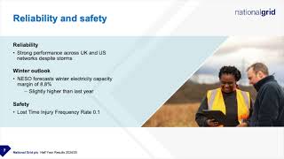 National Grid NGG Q2 2025 Earnings Presentation [upl. by Deenya]