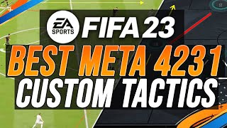 Why 4231 is the Most META formation to give you wins TACTICS amp INSTRUCTIONS  FIFA 23 [upl. by Nallac185]