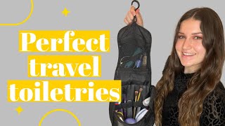 MINIMALIST TOILETRY BAG  Secrets of Light Travel [upl. by Emerald]