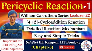 Pericyclic Reaction42Cycloaddition Reaction DielsAlder Reaction Carruthers Series Lecture20 [upl. by Cohen]