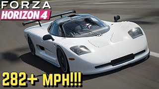 FORZA HORIZON 4  282 MPH Mosler MT900S Setup [upl. by Aigroeg]