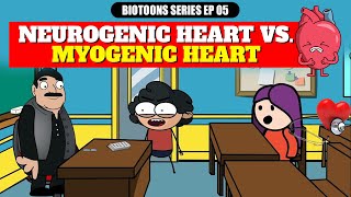 Biotoons series Ep 05 I बँटी के दोस्त की बुआ को क्या हुआ I Neurogenic heart vs Myogenic heart [upl. by Fagan449]