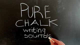 The BEST ASMR Chalk Writing Sounds for Sleep and Relaxation 😴  No Talking [upl. by Taam250]