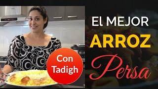 Cómo cocinar arroz estilo Persa crujiente Método tradicional tahdig de patatas English subtitles [upl. by Allebram]