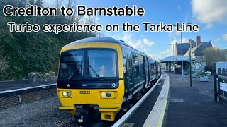 Crediton to Barnstable Turbo experience on the Tarka Line Great Western Railway ￼￼ [upl. by Ahsien]