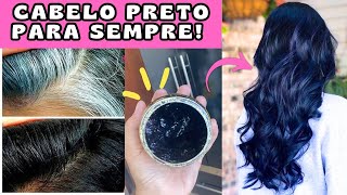 CABELO BRANCO fica PRETO pra SEMPRESEM TINTA e SEM QUÍMICA [upl. by Marchese975]