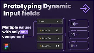 Prototyping dynamic input fields with component props 🪄 ✨ [upl. by Cocke]