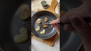 How to shape pancakes 🫶🏼 must try out food recipe youtubeshorts shorts [upl. by Nygem]