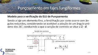 Módulo 41  Punçoamento em lajes fungiformes Parte 1 [upl. by Engenia]