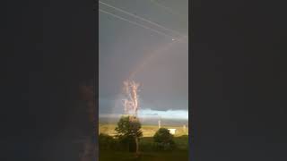 pineridge southdakota june2024 weather rainbow [upl. by Annayt]