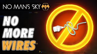 Simple Methods for Hiding Wires  No Mans Sky Base Building Essentials [upl. by Alessandra]