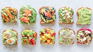 How to Make Avocado Toast 10 WAYS [upl. by Errecart]