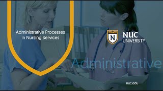 Administrative Processes in Nursing Services [upl. by Liag]