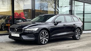 Volvo V60 B3 163PK Essential edition  model 2024  Onyx black metallic [upl. by Marrissa]