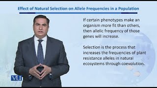 Effect of Natural Selection on Allele Frequencies  Biodiversity amp EvolutionII  BT201Topic166 [upl. by Yvehc757]